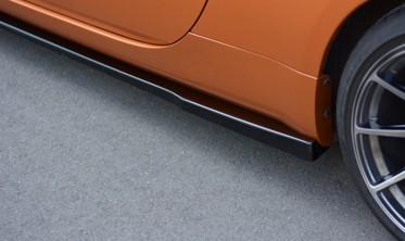 Тюнинг накладки на боковые пороги Nissan 350Z фото