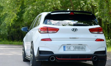 Накладка на спойлер Hyundai I30 MK3 N Hatchback фото