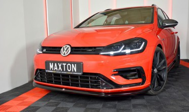 Накладка переднего бампера Volkswagen Golf VII R / R-Line вар.6 фото