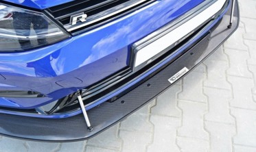 Сплиттер гибридный для переднего бампера VW Golf MK7 R / R-Line рестайл фото