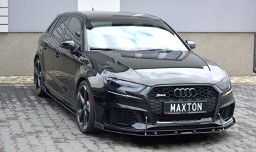 Передня накладка під бампер Racing Audi RS3 8V Fl Sportback вар.2 фото