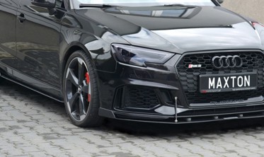 Передня накладка під бампер Racing Audi RS3 8V Fl Sportback вар.2 фото