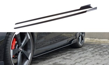 Бічні накладки під пороги Racing Audi RS3 8V рестайл Sportback вар. 2 фото