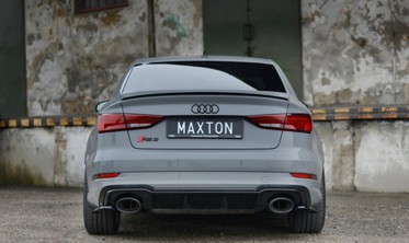 Боковые диффузоры заднего бампера Audi RS3 8V рестайл седан фото