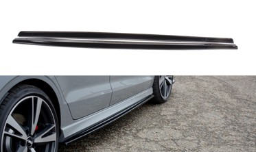 Боковые диффузоры порогов Audi RS3 8V седан рестайл фото