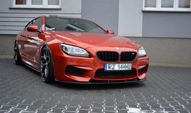 Бічні дифузори на пороги BMW M6 Gran Coupe (F06) фото