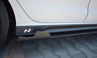 Боковые диффузоры порогов Hyundai I30 Mk3 N Hatchback фото