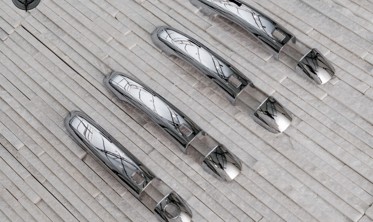 хром накладки на ручки дверей Audi Q3 фото
