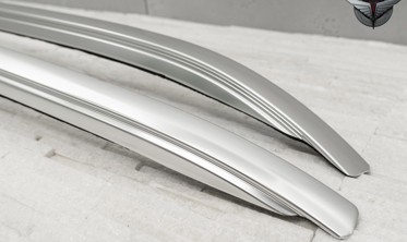 алюмінієві рейлінги на дах BMW X5 F15 срібні фото