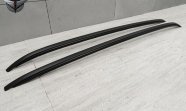 алюмінієві рейлінги на дах BMW X5 F15 чорні фото