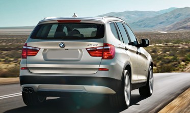 хром накладки задних противотуманок BMW X3 F25 фото
