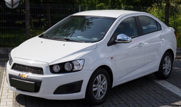 хром накладки на зеркала Chevrolet Aveo фото