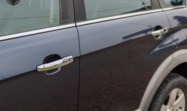 хром накладки на ручки дверей Chevrolet Captiva фото