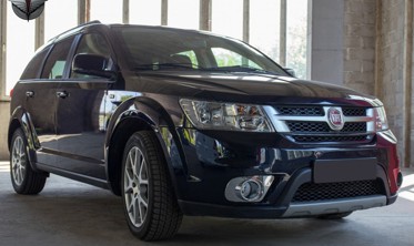 хром накладки противотуманок передних Dodge Journey фото