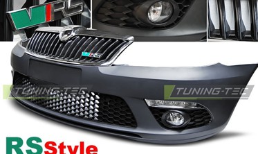 ! бампер передний Skoda Octavia II в стиле RS фото