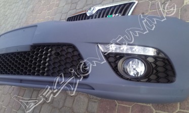 ! бампер передний Skoda Octavia II в стиле RS фото