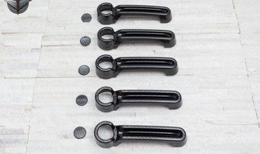 карбоновые накладки на ручки дверей Dodge Nitro / Jeep Liberty / Jeep Wrangler JK фото