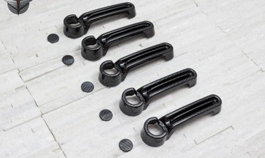 карбоновые накладки на ручки дверей Dodge Nitro / Jeep Liberty / Jeep Wrangler JK фото