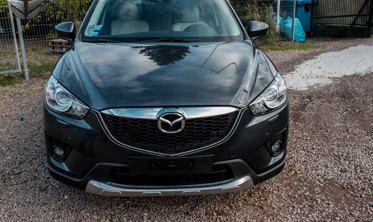 хром накладка на решетку радиатора Mazda CX-5 (дорест.) фото