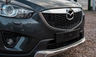 хром накладка на решітку радіатора Mazda CX-5 (дост.) фото