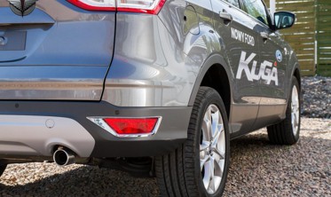 хром накладки противотуманок задних Ford Kuga II фото