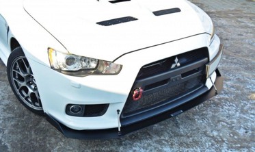 Racing дифузор переднього бампера Mitsubishi Lancer EVO X вер.1 фото