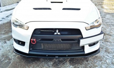 Дифузор переднього бампера Mitsubishi Lancer Evo X фото