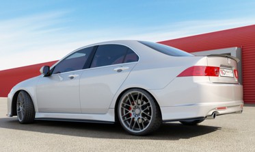 Тюнинговый спойлер на крышку багажника Honda Accord mk7 Type-S фото