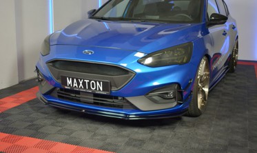 Передній дифузор на бампер Ford Focus MK4 ST / ST-Line вер. 4 фото