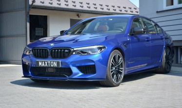 Тюнинговый спойлер переднего бампера BMW M5 F90 вер.2 фото