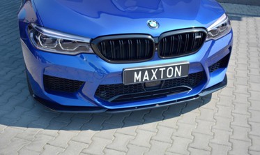 Тюнинговый спойлер переднего бампера BMW M5 F90 вер.2 фото