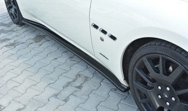 Тюнинговые накладки боковых порогов Maserati Granturismo дорестайл standard фото
