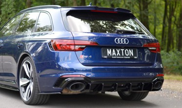 Накладка на спойлер Audi RS4 B9 Avant фото