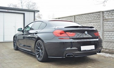 Центральная накладка заднего бампера BMW 6 Gran Coupe F06 650i M-пакет фото