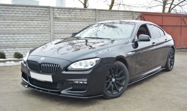 Спойлер переднего бампера BMW 6 Gran Coupe F06 M-pack фото