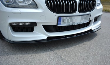 Спойлер переднего бампера BMW 6 Gran Coupe F06 M-pack фото