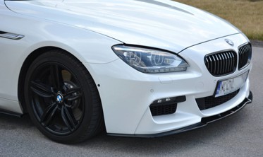 Спойлер переднего бампера BMW 6 Gran Coupe F06 M-pack фото