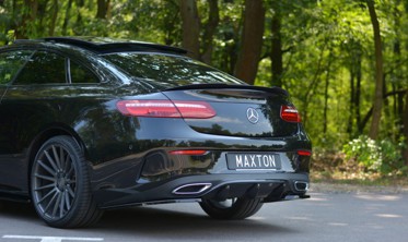 Диффузор центральный на бампер Mercedes E купе C238 AMG-line фото