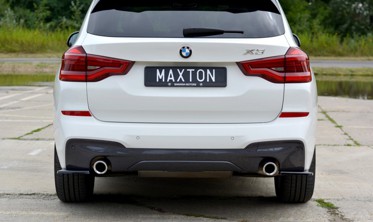 Боковые диффузоры заднего бампера BMW X3 G01 M-pack (M40d) фото
