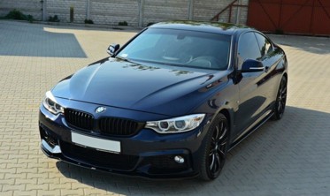 Тюнинговая накладка переднего бампера BMW 4 F32 / F36 / F33 M-pack вер.1 фото