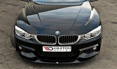 Диффузор переднего бампера BMW 4 F32 / F36 / F33 M-pack (GTS-Look) вер. 2 фото