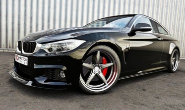 Диффузор переднего бампера BMW 4 F32 / F36 / F33 M-pack (GTS-Look) вер. 2 фото