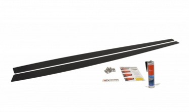 Боковые листвы под пороги Racing BMW 4 F32 M-pack фото