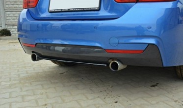 Центральний дифузор заднього бампера BMW 4 F32 M-pack фото
