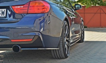 Боковые диффузоры заднего бампера BMW 4 F32 M-pack фото