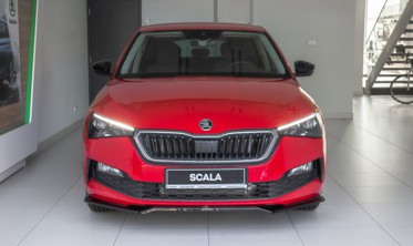 Дифузор переднього бампера Skoda Scala вер.2 фото