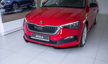 Дифузор переднього бампера Skoda Scala вер.2 фото