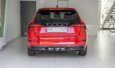 Бічні дифузори заднього бампера Skoda Scala фото