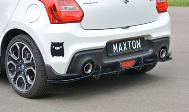 Центральный диффузор заднего бампера Suzuki Swift 6 Sport фото