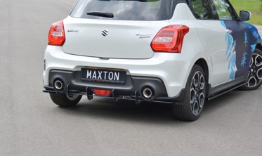 Центральный диффузор заднего бампера Suzuki Swift 6 Sport фото
